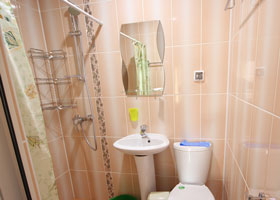 Душевая в номерах на 3-м этаже