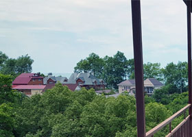 Вид на море с 3-го этажа